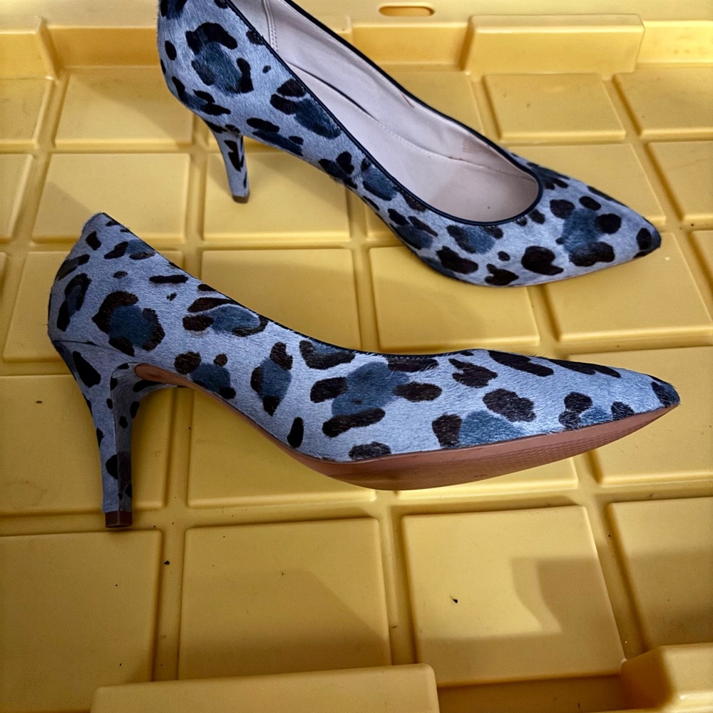 Cole Haan Women's Heels - Black and Gray Animal Print - Picture 2 of 2